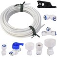 thumbnail image 1 of Manguera de suministro de agua universal de 15 metros, kit de conector de manguera de refrigerador de 1/4 pulgadas, tubo de filtro, piezas y accesorios para Refrigerato europeo kaili Sencillez, 1 of 4