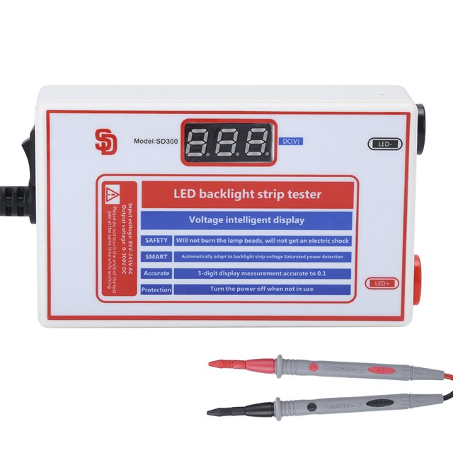 Probador de barra de luz LED probador de tira de luz de detección automática de material ABS de 25 W 85-245 V para portátiles televisores LED