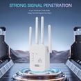 thumbnail image 2 of WiFi Extender, 2026 Fastest WiFi Booster 1200Mbps Dual Band (5GHz/2.4GHz) WiFi Extenders Signal Booster for Home, WiFi Repeater with Ethernet Port Covers up to 12880sq. ft and 55 Devices-Medium, 2 of 6