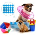 thumbnail image 3 of 20 Pieces Pool Patch, Pool Patch Repair Kit, Pool Repair Kit, Plastic Repair Self-Adhesive Patches Patch for Inflatable Pools Boats, Blue, 3 of 5