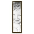 thumbnail image 2 of ArtToFrames 11" x 42" Black Panel With Gold Lip Picture Frame, 11x42 inch Multi Wood Poster Frame (WOM-5092),  Pack, 2 of 7