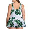 thumbnail image 4 of Birdeem Maillot de Bain Robe Imprimé Aguichant Mode pour Femmes Grande Taille Ensemble Deux Pièces, 4 of 12
