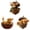 Set-2, variant on 3PC Christmas Ornament 2D Acrylic Highland Cow Hanging Ornament for Tree Outdoor Decorations, Animal Ornaments with Realistic Figures for Home Party,3.15 Inch