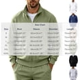 thumbnail image 3 of Men’s Waffle Knit Full Zip Track Jacket, Stand Collar Long Sleeve Casual Athletic Warm Outerwear Coat Size 3XL Black, 3 of 6