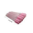 thumbnail image 3 of Vogacara Paquete de 50 cepillos para pestañas, accesorios multicolores para mujeres, varitas dulces para el Día de San Valentín, pinzas para Pinceles de maquillaje y herramientas Rosa brillante/Rosa, 3 of 6