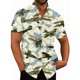 thumbnail image 3 of Camisas hawaianas con estampado 3D de avión de combate para hombre, camisas casuales de manga corta con botones, camisetas de hip hop para hombre, ropa de calle, 3 of 5