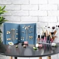 thumbnail image 5 of RUseeN Stud Earring Organizer Book Travel Stud Earring Holder Organizer Girls Earring Holder Book, 42 Pairs Earrings Storage Organizer Travel Earrings Organizer for Women Earring Travel Case, 5 of 7