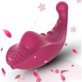 thumbnail image 1 of HAHADAXA Vibromasseur Relaxant Personnel de Massage 10 Modes Design Étanche, Charge Rapide USB - (Rouge), 1 of 7