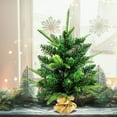thumbnail image 5 of Cedar Mini Flocked Christmas Tree, PVC Small Tree For Holiday Tabletop Displays, Shelves, Or Mantels, Perfect Christmas Decoration To Add Festive Charm And Seasonal Cheer To Any Room, 5 of 6