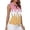 Pink, variant on Women Cute Ice Cream Waffle Print Sleeveless Polo Top, Quarter Zip Collar Slim Fit Lightweight Athletic Tank Shirt for Daily Golf Tennis Casual Summer Wear(Pink,L)