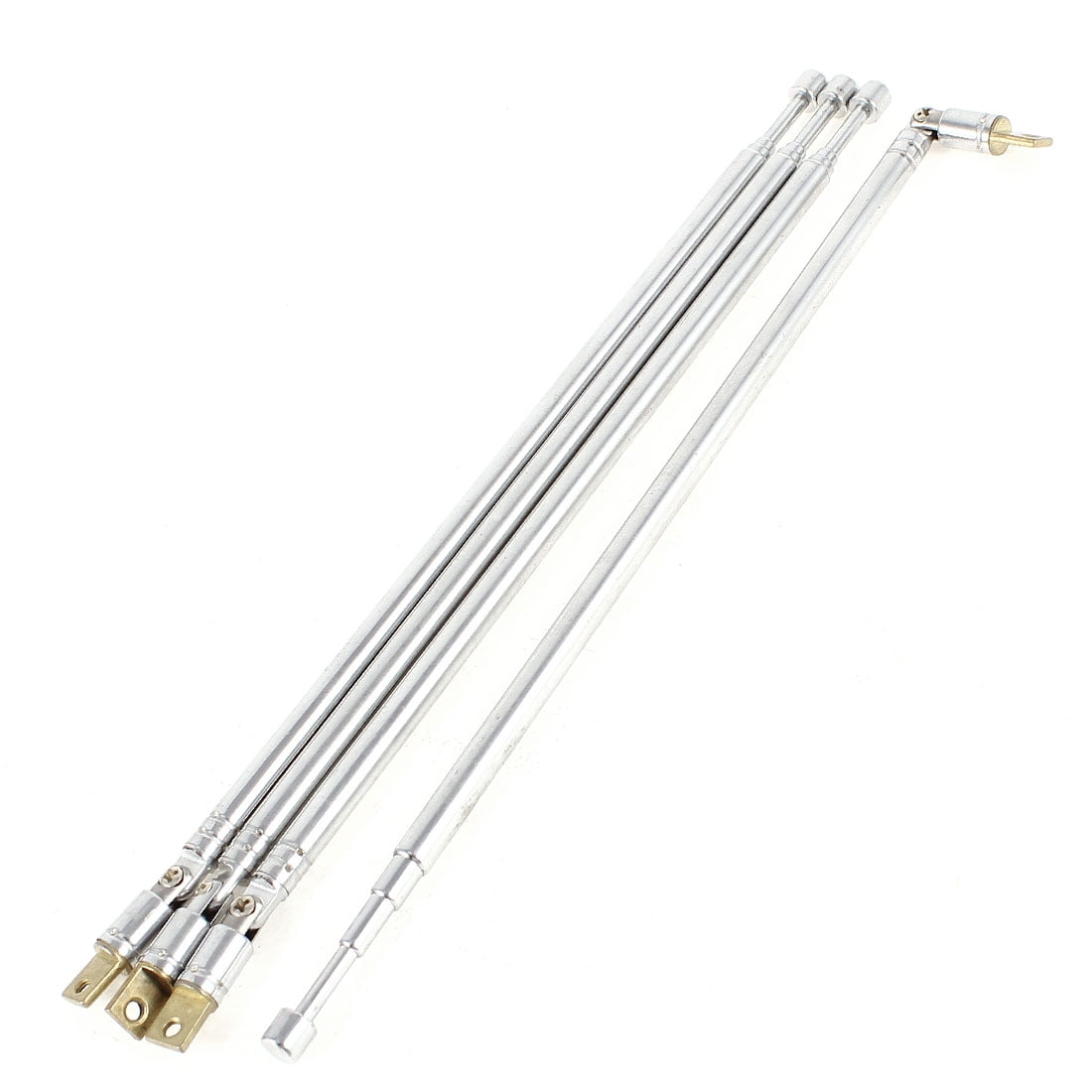 Unique Bargains 4 Pcs FM Radio TV Telescopic Antenna Aerial Replacement