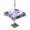 Purple, variant on Outdoor Tablecloths with Umbrella Hole & Zipper, Blue Ombre Spring Floral Rectangle Tablecloth 60x120 Inch, Summer Botanical Flowers Waterproof Table Cloth, Patio/Pool/Picnic Table Covers