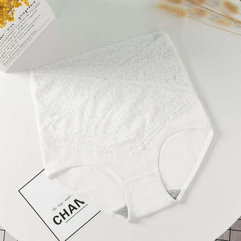 ClodeEU Lace Thong Panties T Back Lingerie Soft Comfortable Elegant Sexy  Nightwear (White M)