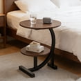 thumbnail image 3 of Bedside Table - Indoor/Outdoor Side Table, Sturdy Metal Frame Lightweight Space-Saving Design, Suitable for Living Rooms, Balconies, Offices - Easy to Move, Decorative Bedside Table, 3 of 6