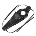 thumbnail image 2 of LOVIVER Black PU Leather Fuel Tank Cover Panel Bag for Premium with Rivet, 2 of 8