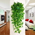 thumbnail image 4 of Plantas Colgantes Artificiales Bearachild 2 Piezas Hiedra Verde Hoja de Simulación, 4 of 6
