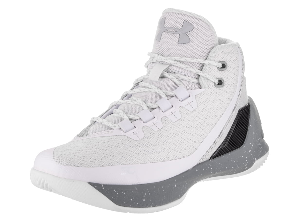under armour kids gs curry 3 wht/msv/alu basketball shoe 4.5 kids us ...