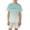 Mint Green, variant on Baby Boy Outfit Boys Girls Gradient City Letter Mesh Short Sleeve Tee and Shorts Set Boys' Clothing Sets Mint Green 2-3 Years