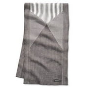 MSRP $60 Timberland Men's Graphic-Stitched Scarf Charcoal Size One Size