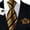 Dark Gold, variant on Barry.Wang Classic Ties for Men Formal Business Wedding Solid Paisley Necktie Set