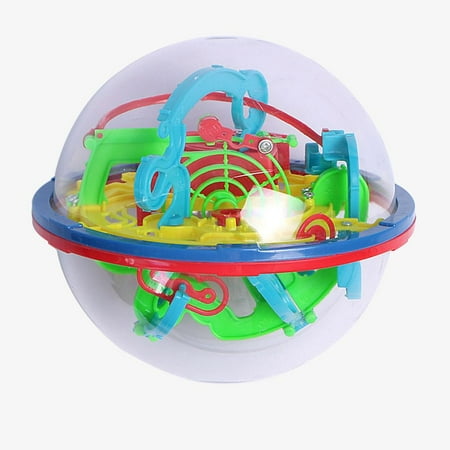 HonHaione 100Step 3D Puzzle Magic Maze Intellect Ball Labyrinth Sphere ...