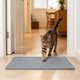 thumbnail image 5 of Rascador de pared para gatos con respaldo adhesivo, tela no tejida, juguete para trepar y arañar para gatos de interior, blanco o gris, 60×30 cm, 5 of 6