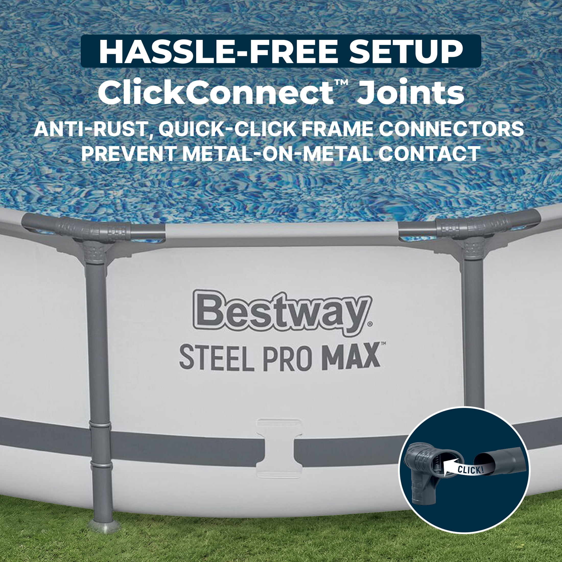 Bestway Steel Pro MAX 14' x 33" Round Above Ground Pool Set