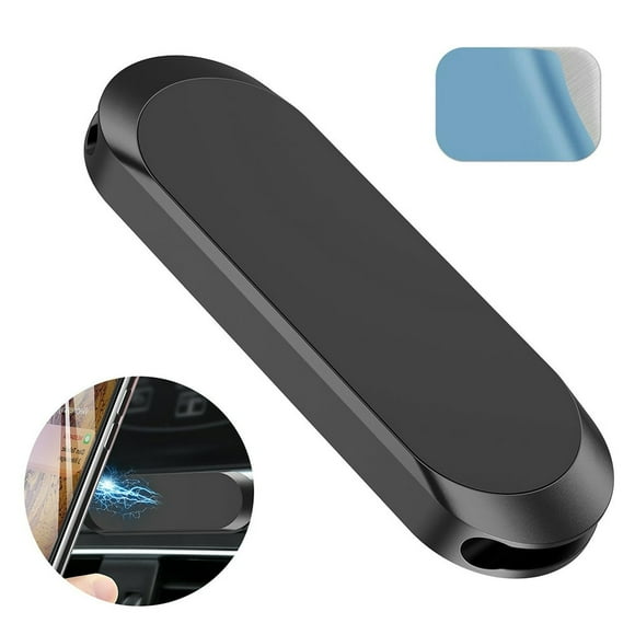 Mini Support Magnétique Portable pour Évent de Voiture Tableau de Bord Téléphone Support GPS Clip de Câble