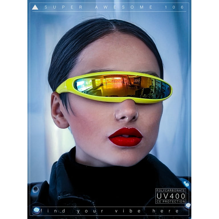 SA106 Mirror Lens Monolens Cyclops Robotic Futuristic