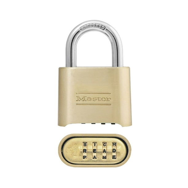 Padlock Master Lock 175DWD Configura tu propia combinación de letras