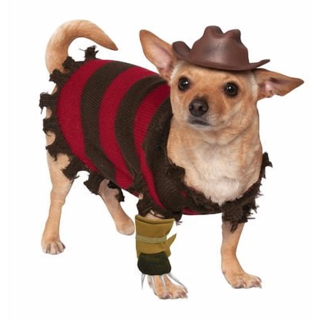 Rubies Costume Co A Nightmare on Elm Street Freddy Krueger Pet Costume, Large
