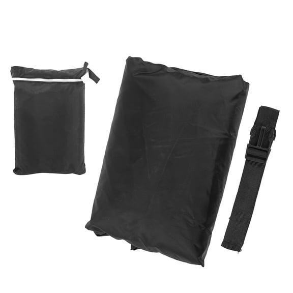 Waterproof Nylon Golf Cart Cover for 4 Passengers - Durable, Fits Club Car - Black - M Size