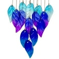 thumbnail image 5 of Kraoden Handmade Fused Glass Wind Chime, Colorful Outdoor Hanging Ornament, Decorative Iron & Glass Wind Bells for Garden, Patio, and Home Decor, 5 of 9