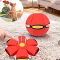 thumbnail image 2 of 1pcs，Magic Bouncing Ball, Magic Meta Ball, Dual Form Freely Switchable Magic Ball Toy with 3 Light, Suitable for Indoor & Outdoor Use.,red, 2 of 9