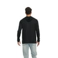 thumbnail image 3 of Zfeel Lightweight Dry Fit Pullover Hoodie, Men's 100% Polyester Long Sleeve Hoodie, Black, S, 3 of 5