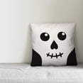 thumbnail image 3 of Creative Products Skull Face 18x18 Spun Poly Pillow, 3 of 3