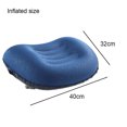 thumbnail image 2 of Comfy Camping Pillow, Inflatable Pillow for Camping, Small Pillow for Sleeping and Traveling - black, 2 of 5