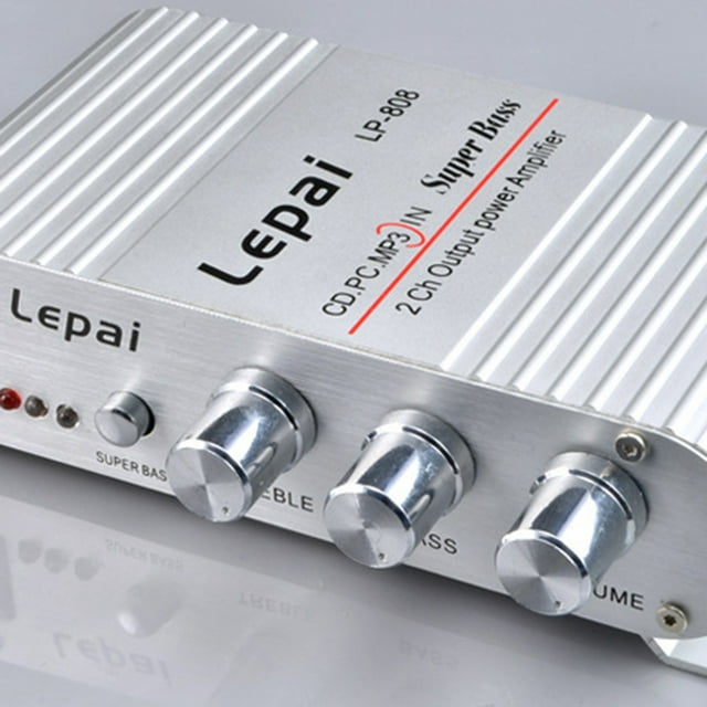 Car Motorcycle Power Amplifier HIFI Radio amp Car USB MP3 Audio USB SD MP3 Home Amp Aluminum Shell