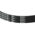 thumbnail image 3 of 260J6 Rubber Poly V Belts, 6 Ribs PJ V-Ribbed Belt 26" Length x 0.55" Width x 0.14" Thick, 3 Packs, 3 of 5