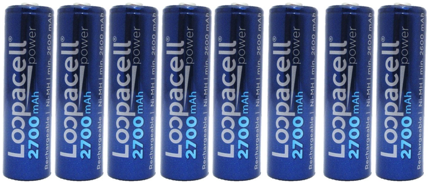 New Release 16 pack High-Capacity Rechargeable Batteries (8) AA 2700mAh (8)AAA 1000mAh Rechargeable Batteries + battery case +battery holder