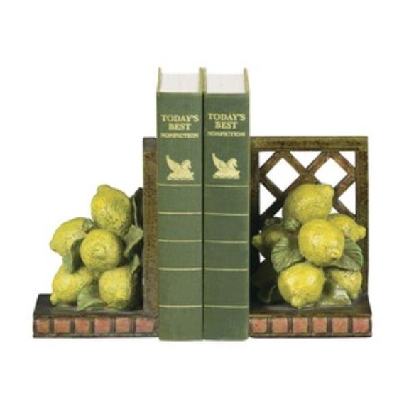 Sterling Industries Lemon Orchard - Decorative Bookend, Painted Finish