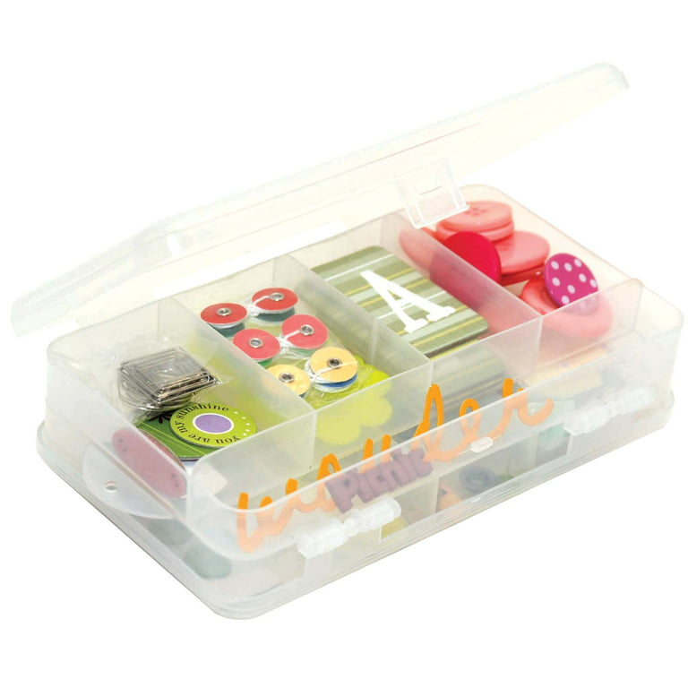 Everything Mary Double Sided Compartment Plastic Bead Storage Box