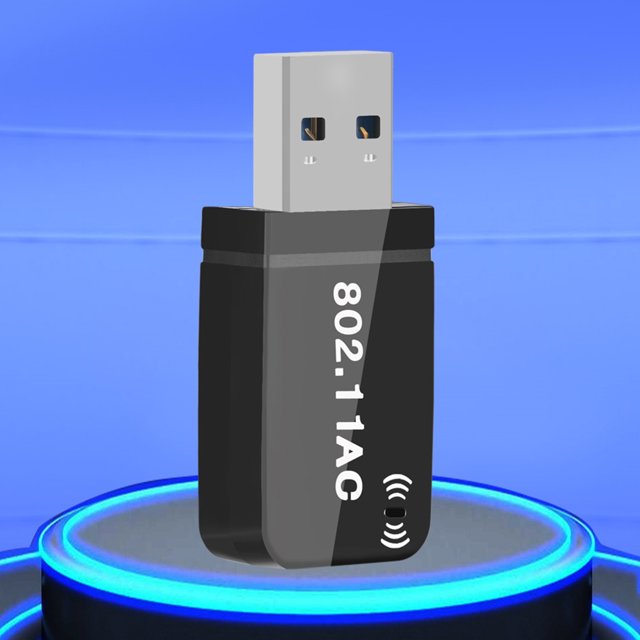 Red 1 Tarjeta 1300Mbps WiFi Dongle Receptor Compatible con Windows 7/8/8./10/11