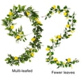 thumbnail image 6 of TUITOONM Artificial Lemon Garland 78.74 Inch Realistic Rattan Leaf Decor, UV-Resistant Hanging Wreath for Indoor/Outdoor Wedding & Christmas, 6 of 8