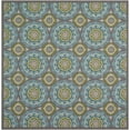 thumbnail image 2 of Waverly Sun N' Shade Indoor/Outdoor Jade 8'6" x SQUARE Area Rug, (9 Square), 2 of 6