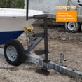thumbnail image 2 of AKDSteel Heavy Duty Boat Trailer Step Ladder, 3-Step with Handle, Non-Slip Surface, Fits Trailer Tongue, 2 of 7