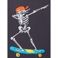 thumbnail image 3 of Wonder Nation Boys Dab Skeleton Skater Short Sleeve Tee, Sizes 4-18 & Husky, 3 of 3