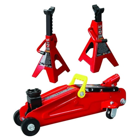 Torin T82001S Trolley Jack Combo - 2 Ton Capacity
