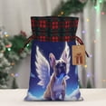thumbnail image 5 of Wukai Night Sky Winged French Bulldog Print Christmas Burlap Bags,Drawstring Christmas Burlap Goody Gift Candy Bags Xmas Burlap Treat Bags for Candy Wrapper Xmas Party Favors-Black, 5 of 8