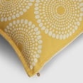 thumbnail image 5 of Fab Habitat Indoor/Outdoor Lumbar Pillow Made from Recycled Polyester Yarn - Double Sided, Stain Resistant, Machine Washable - Boho - Patio, Deck, Porch, Living Room - Rio - Yellow - (14" x 24"), 5 of 9